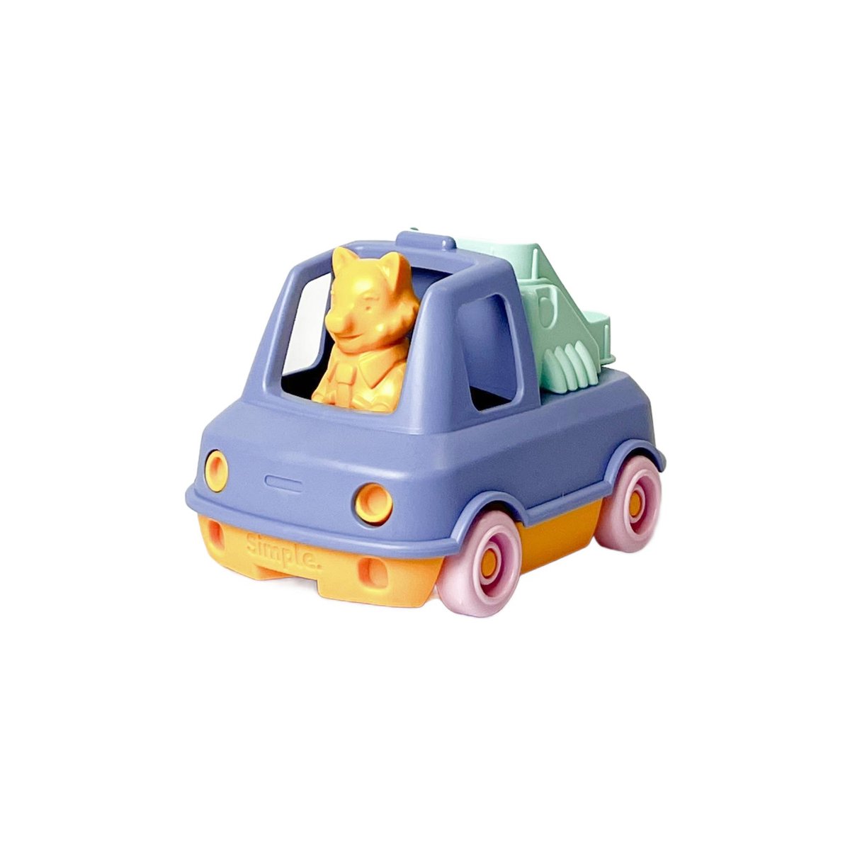 LE JOUET SIMPLE Pierwszy wóz strażacki niebieski zabawka dla dzieci autko