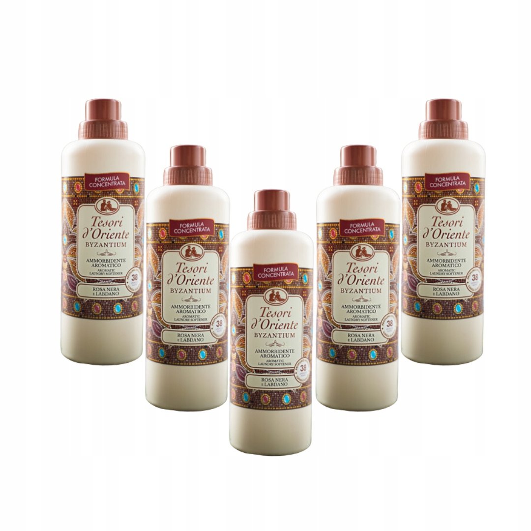 Tesori d`Oriente zestaw 5 x płyn do płukania BYZANTIUM 760 ml