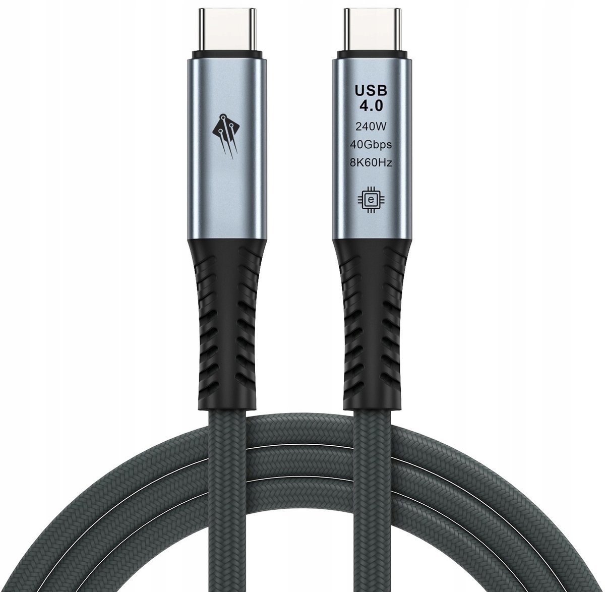 Szybki kabel do przesyłu danych 40Gbps Gb/s USB4 Thunderbolt 3/4 240W 0.5m