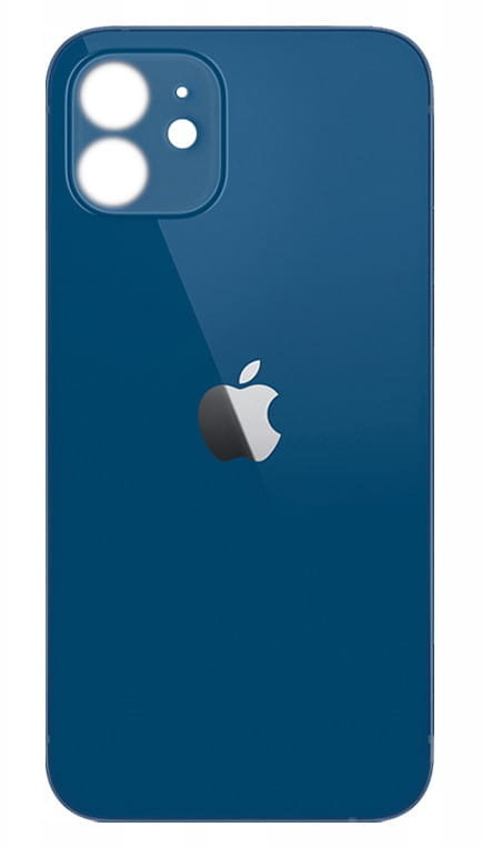 Klapka Plecki Tył iPhone 12 Blue Duże oczko