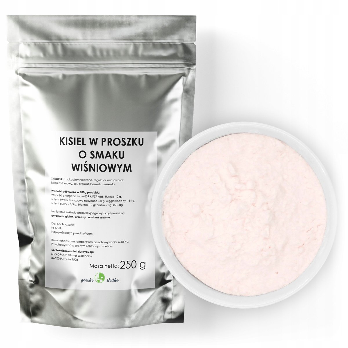 Kisiel O Smaku Wiśniowym Kisiel Smak Wiśnia 250G
