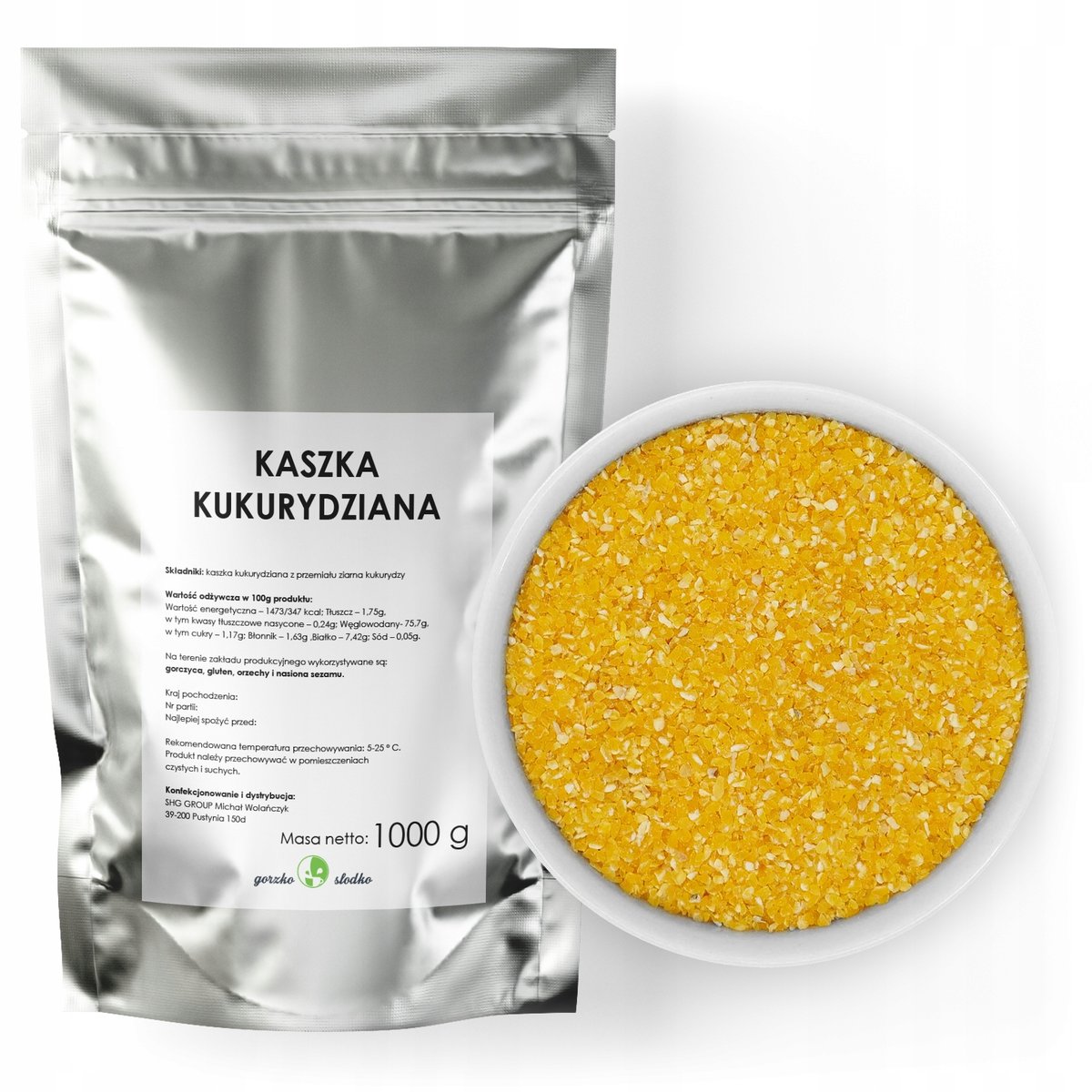Kasza Kukurydziana Kaszka Kukurydziana 1Kg