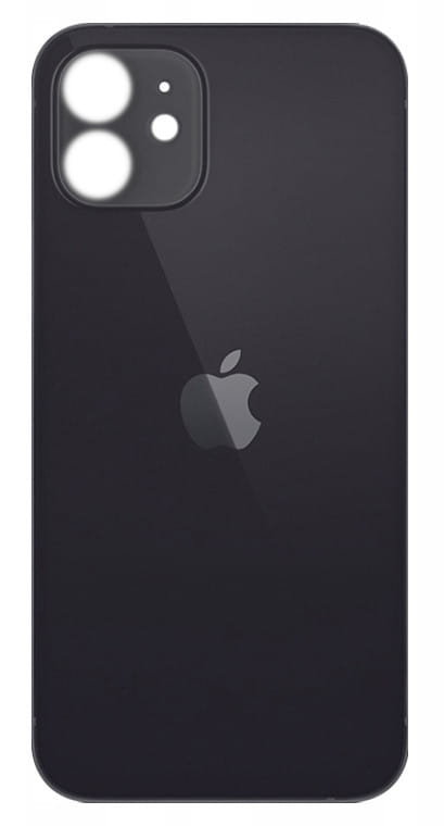 Klapka Plecki Tył iPhone 12 Mini Black Duże oczko