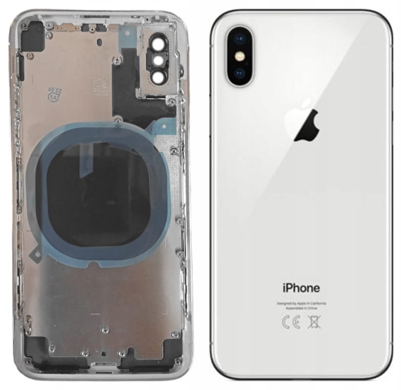 Obudowa Korpus iPhone X Silver