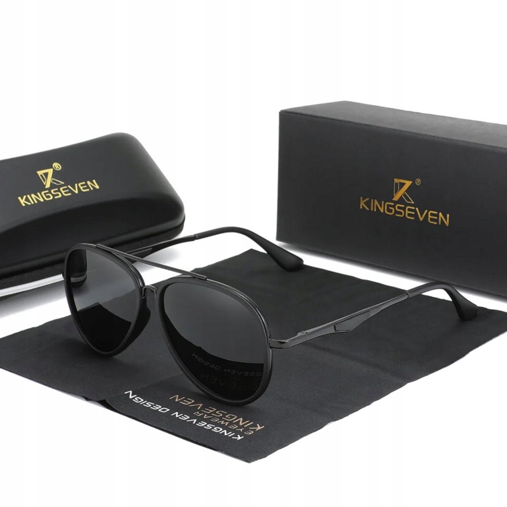 OKULARY PRZECIWSŁONECZNE KINGSEVEN UV400 PILOTKI
