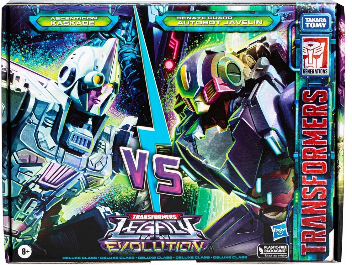 Transformers 2w1 Legacy Evolution Hasbro Takara Tomy Kaskade vs Autobot Javelin