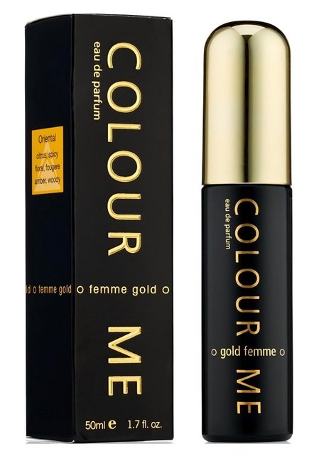 Milton-Lloyd Colour Me Femme Gold, woda perfumowana, 50 ml