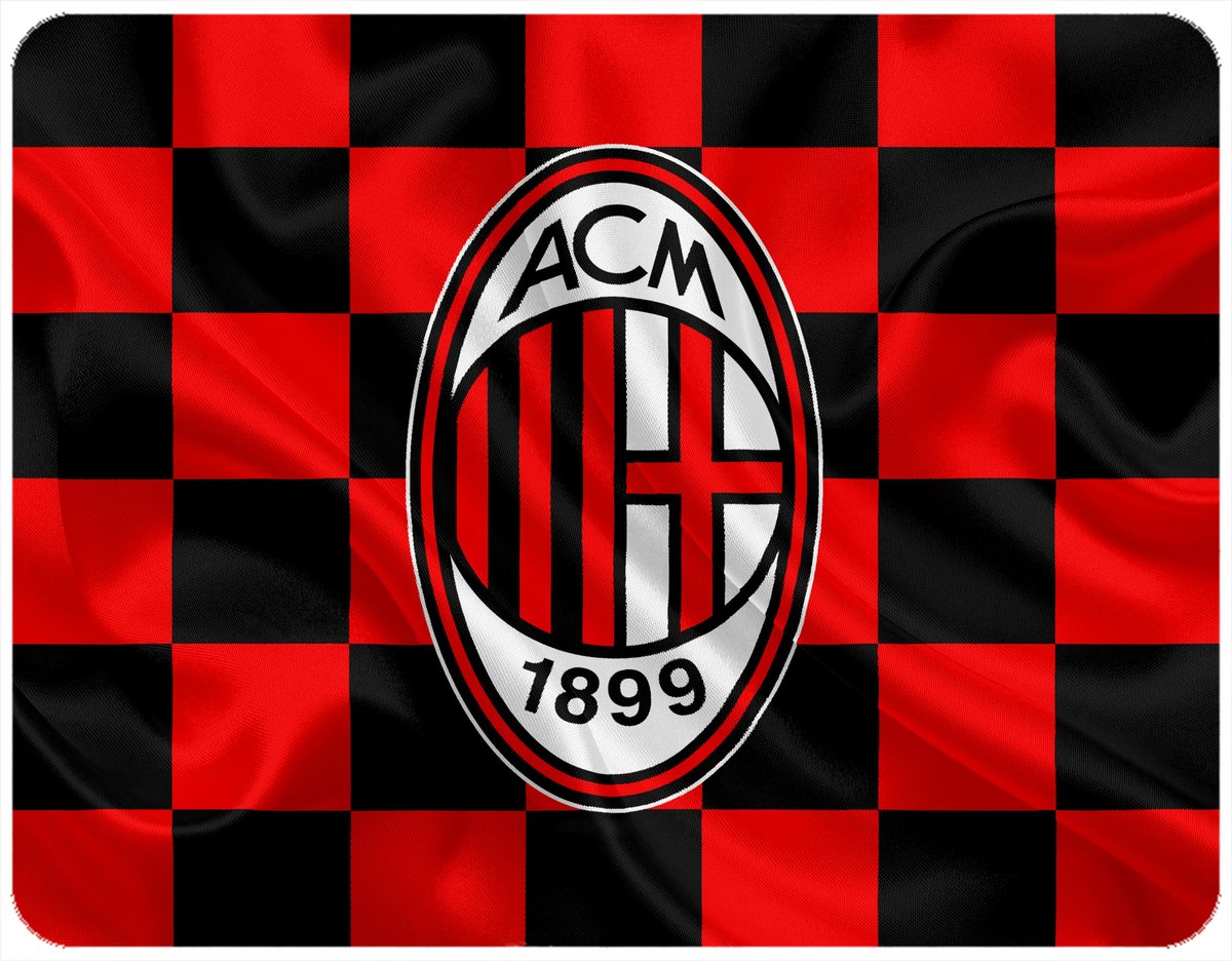 PODKŁADKA POD MYSZKĘ AC MILAN Z IMIENIEM 23x19CM DO LAPTOPA