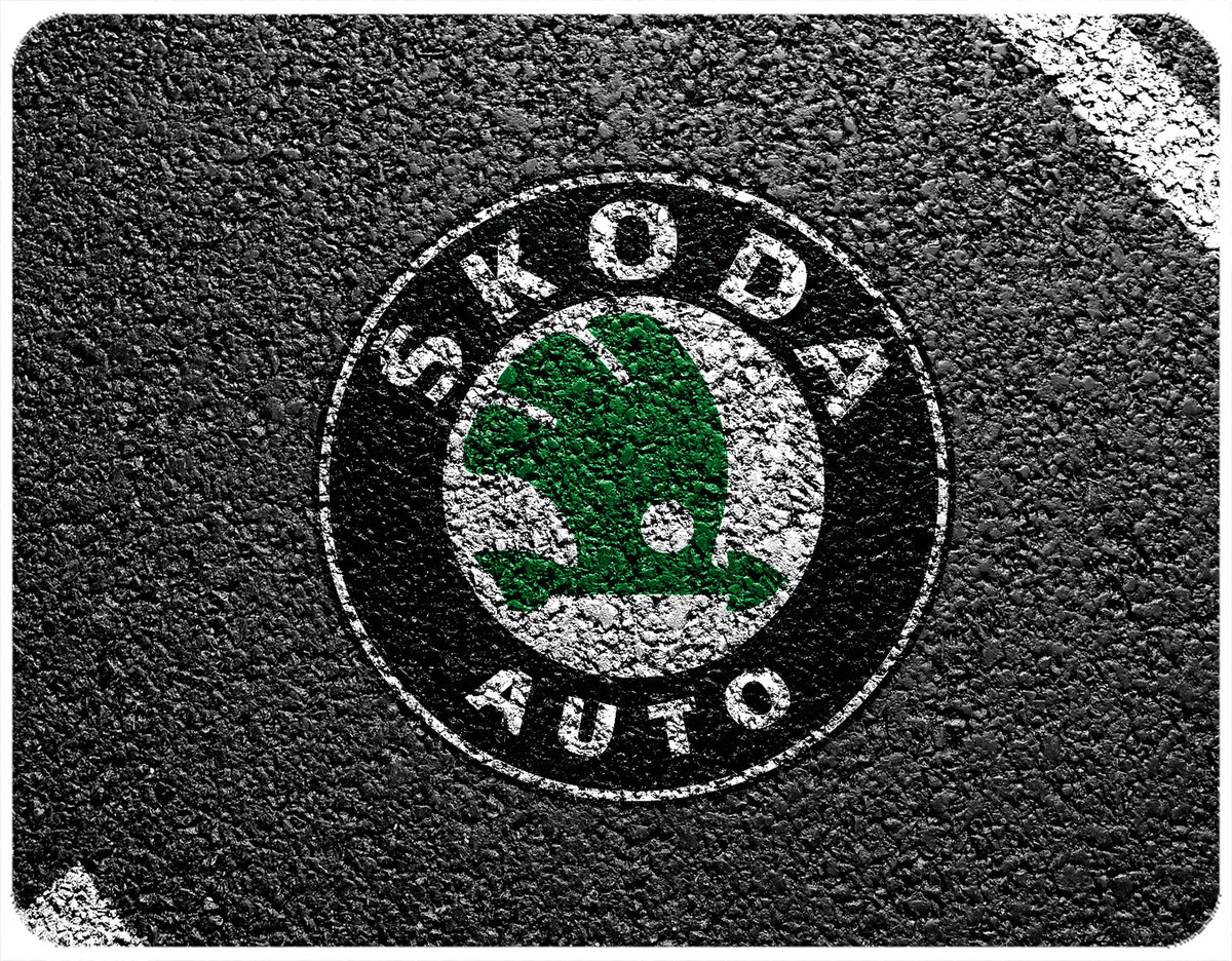 PODKŁADKA POD MYSZKĘ SKODA Z IMIENIEM 23x19CM DO LAPTOPA