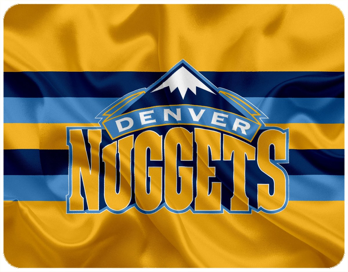 PODKŁADKA POD MYSZKĘ DENVER NUGGETS + IMIĘ 23x19CM DO LAPTOPA