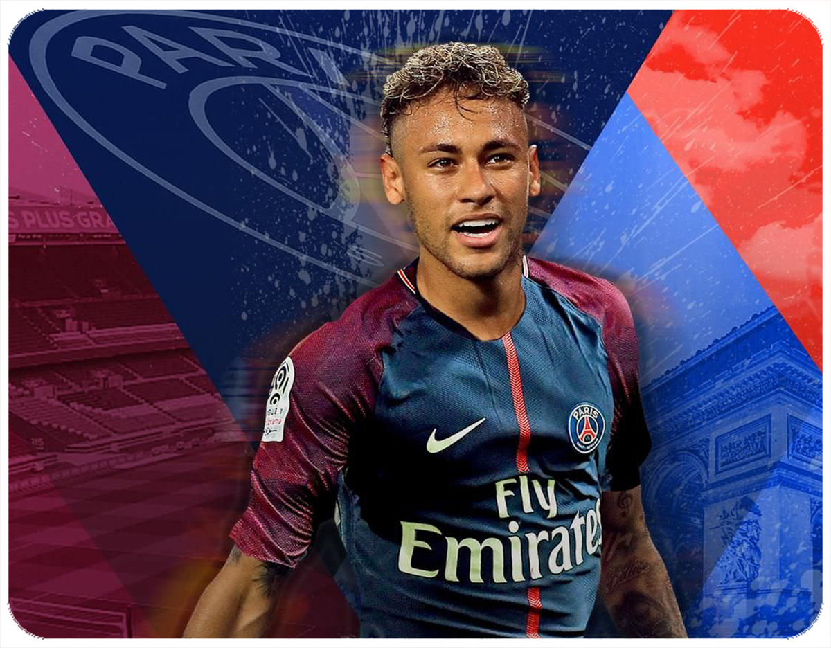 PODKŁADKA POD MYSZKĘ NEYMAR Z IMIENIEM 23x19CM DO LAPTOPA