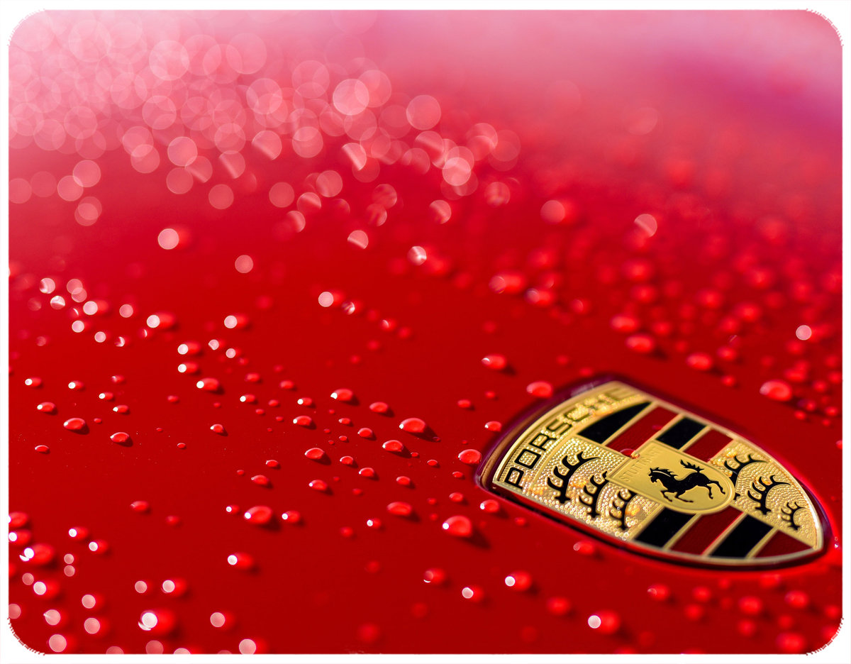 PODKŁADKA POD MYSZKĘ PORSCHE Z IMIENIEM 23x19CM DO LAPTOPA