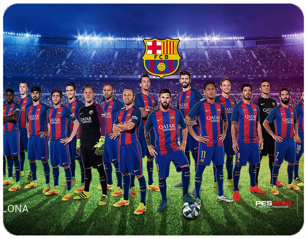 PODKŁADKA POD MYSZKĘ FC BARCELONA Z IMIENIEM 23x19CM DO LAPTOPA