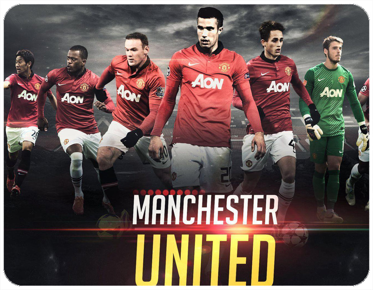 PODKŁADKA POD MYSZKĘ MAN UNITED Z IMIENIEM 23x19CM DO LAPTOPA