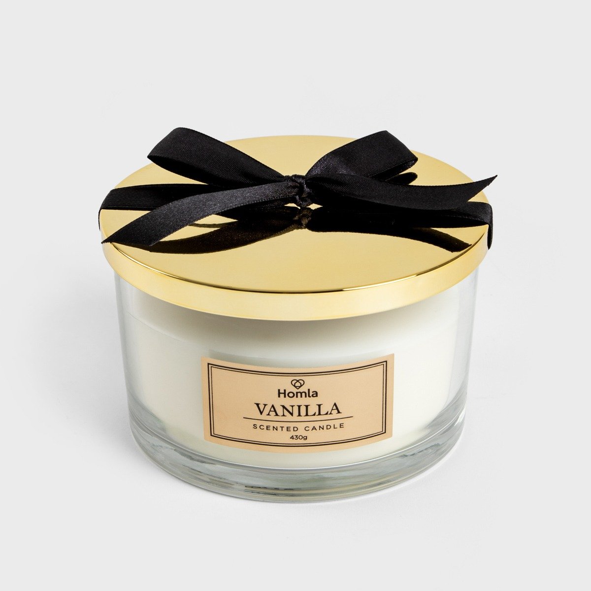 HOMLA Świeca zapachowa MOON Vanilla 430 g