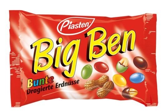 Big Ben Choco Erdnusse 250 g Orzeszki ziemne w KOLOROWEJ SKORUPCE