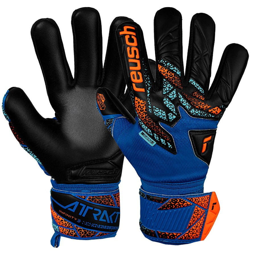 Rękawice Reusch Attrakt Infinity NC Junior 55 72 725 4468 - NIEBIESKI, 8