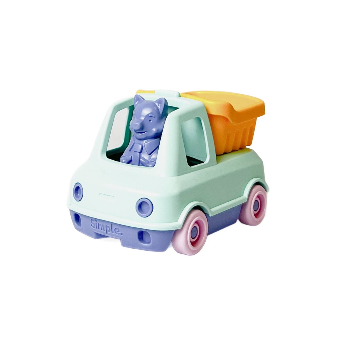 LE JOUET SIMPLE Moja pierwsza wywrotka miętowa zabawka dla dzieci samochód
