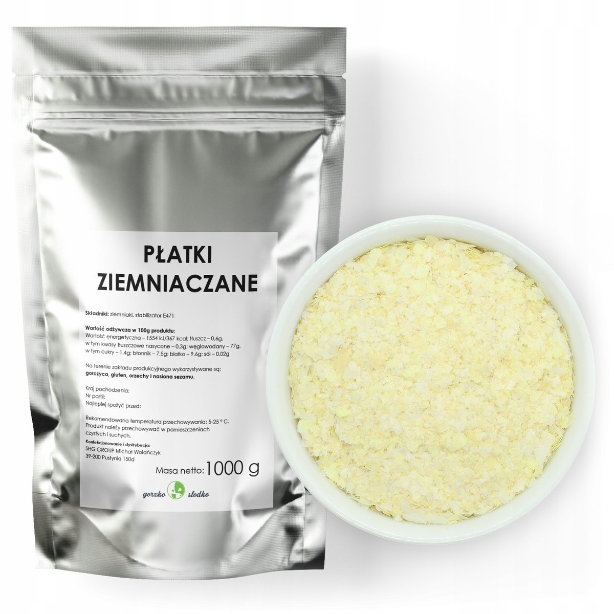 Płatki Ziemniaczane Puree Ziemniaczane 1Kg