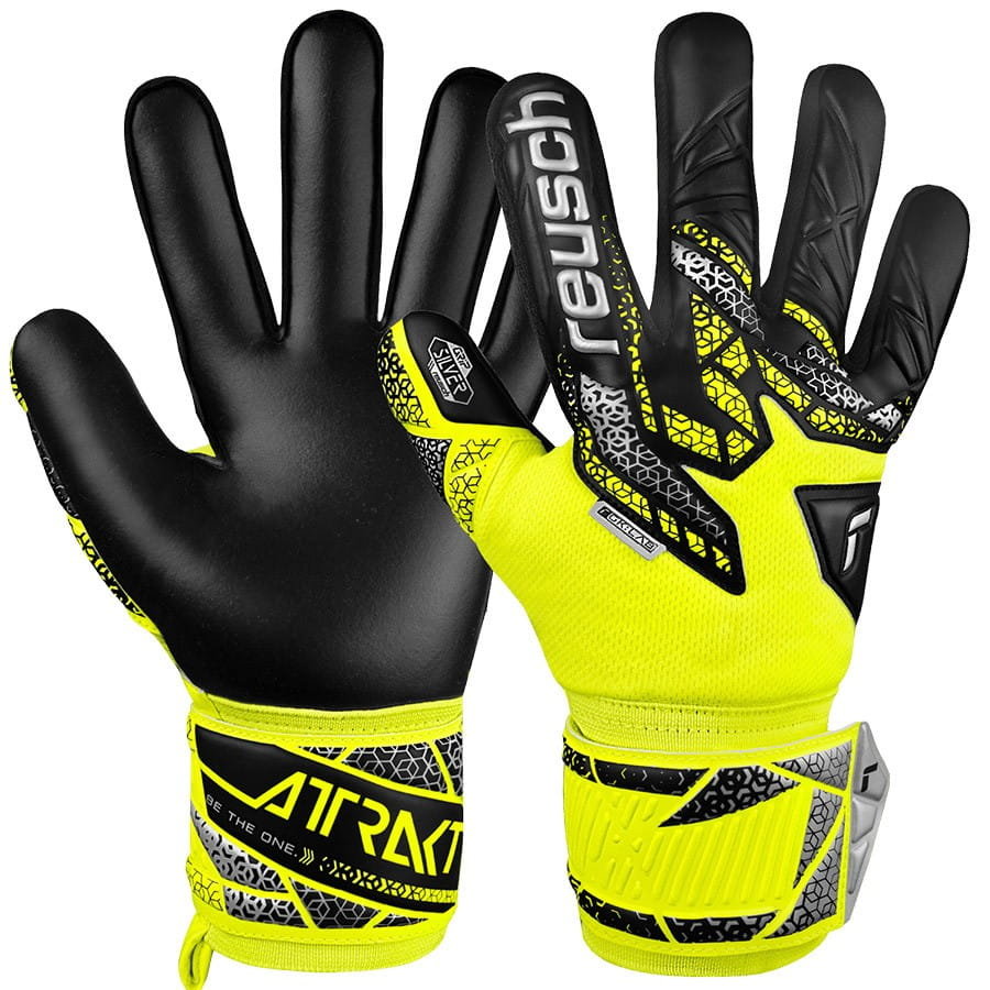 Rękawice Reusch Attrakt Silver 55 70 215 2025 - ŻÓŁTY, 9
