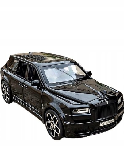 ROLLS ROYCE CULLINAN METALOWY MODEL SAMOCHODU 1:32 DŹWIĘK ŚWIATŁO CZARNY