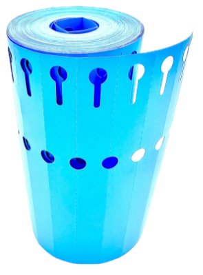 ETYKIETY PVC - 1,7 X 16 CM - 1000 SZT-niebieski