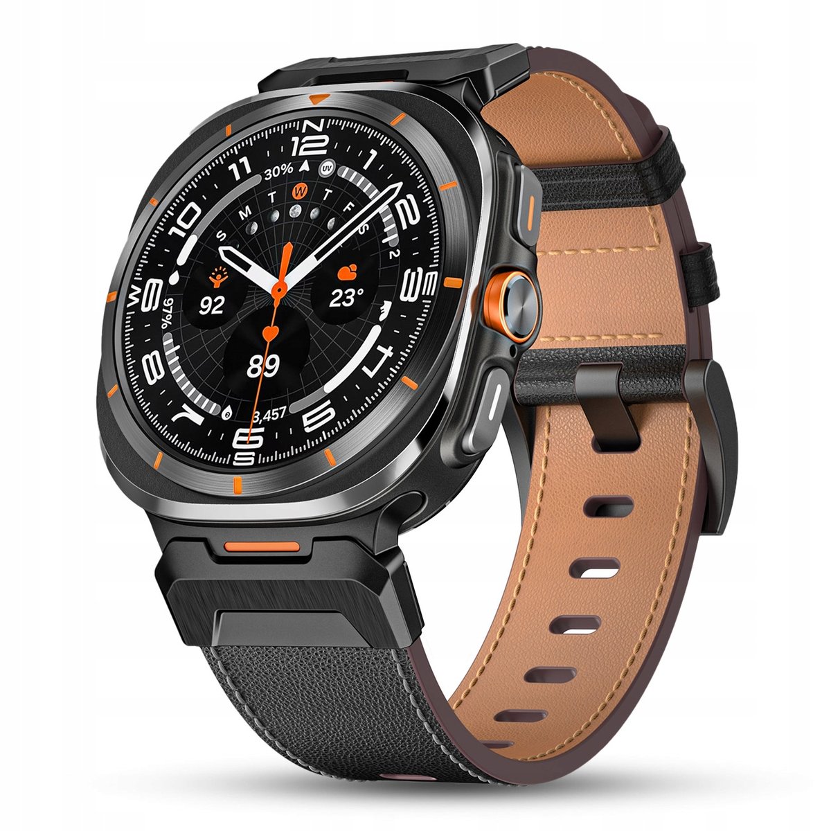 SKÓRZANY PASEK DO SAMSUNG Galaxy Watch Ultra 47mm LTE BRANSOLETA SKÓRA
