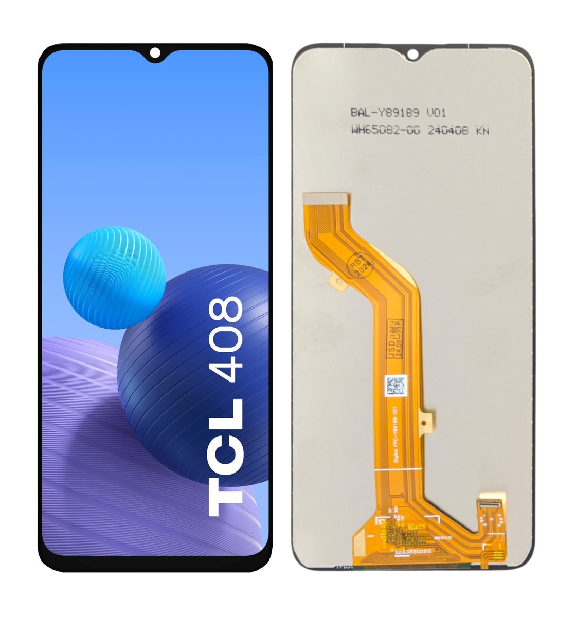 WYŚWIETLACZ EKRAN LCD DOTYK DIGITIZER SZYBKA DO TCL 408 T507D1
