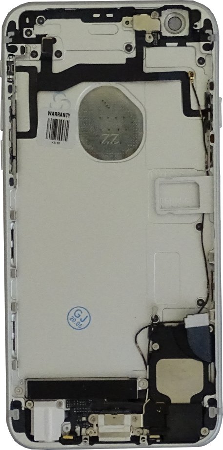 Obudowa Korpus z Taśmami iPhone 6s Silver