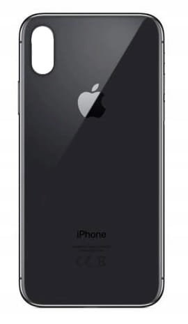 Klapka Plecki Tył iPhone XS Max Black Duże oczko