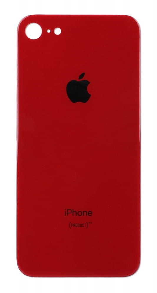 Klapka Plecki Tył iPhone 8 Red Duże oczko