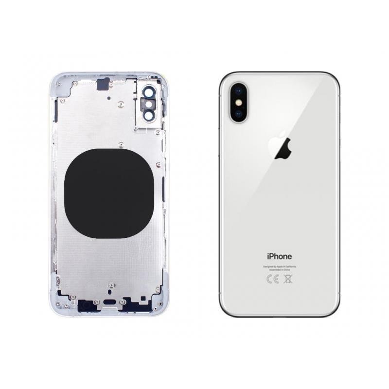 Obudowa Korpus Plecy do iPhone XS Silver