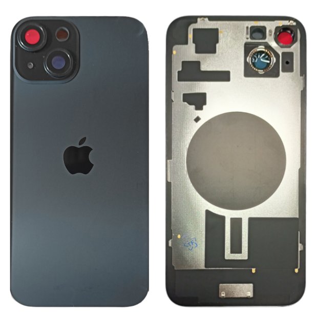 Klapka Plecki Tył iPhone 15 Plus Black z Ramką
