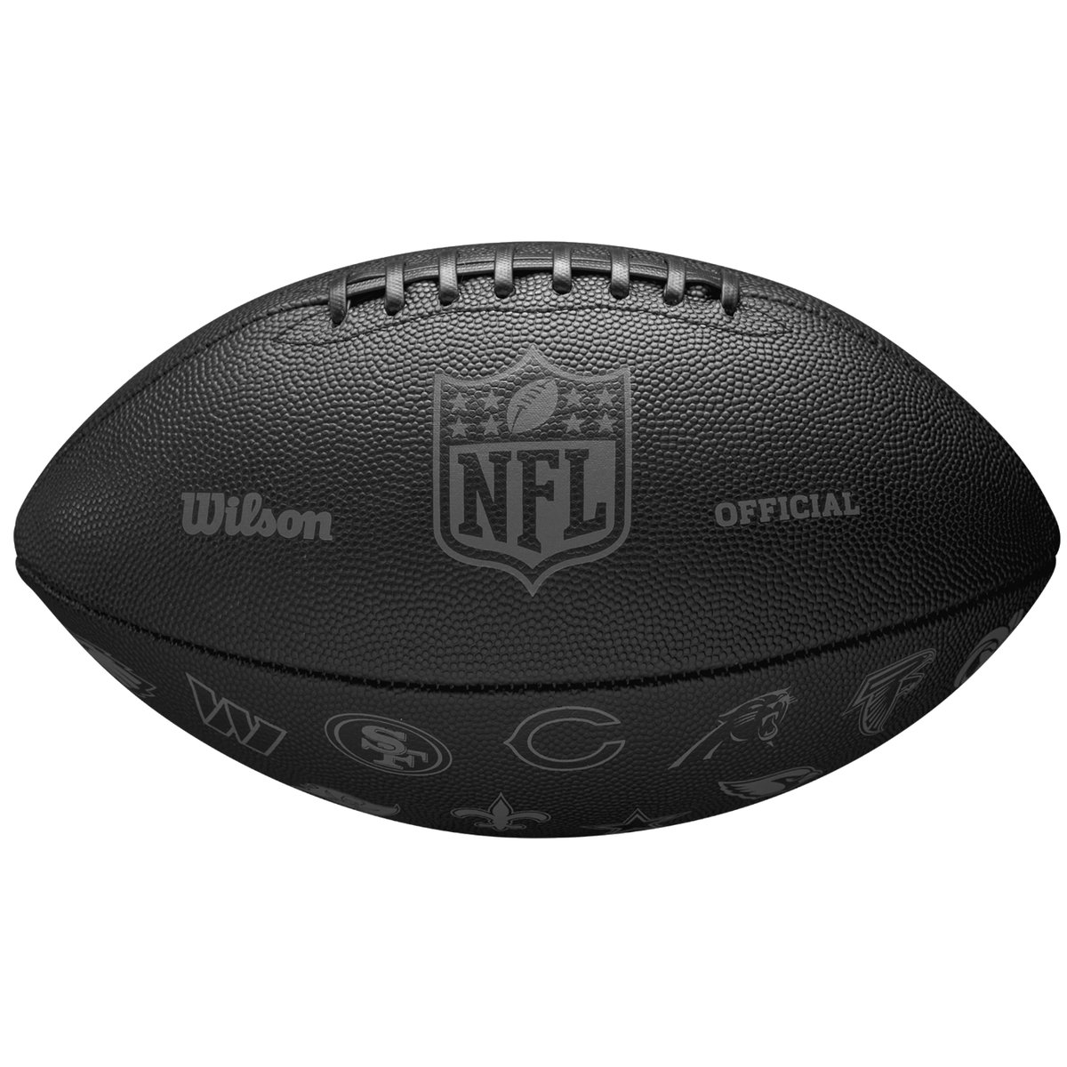 Wilson NFL 32 Team Football Ball WF4015701XB, unisex, piłki do futbolu amerykańskiego, Czarne
