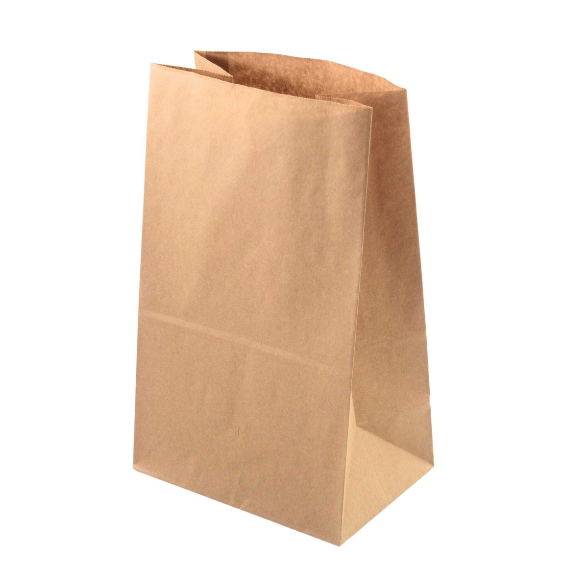 Torebka papierowa klockowa brąz 22x14x35cm 70g - 250 szt.
