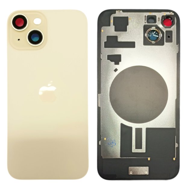 Klapka Plecki Tył iPhone 15 Plus Yellow z Ramką