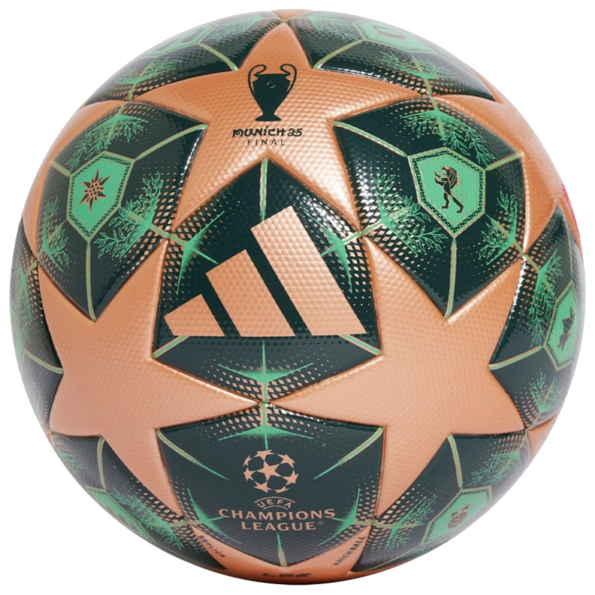 adidas UEFA Champions League LGE FIFA Quality Ball JM6825, unisex, piłki do piłki nożnej, Zielone