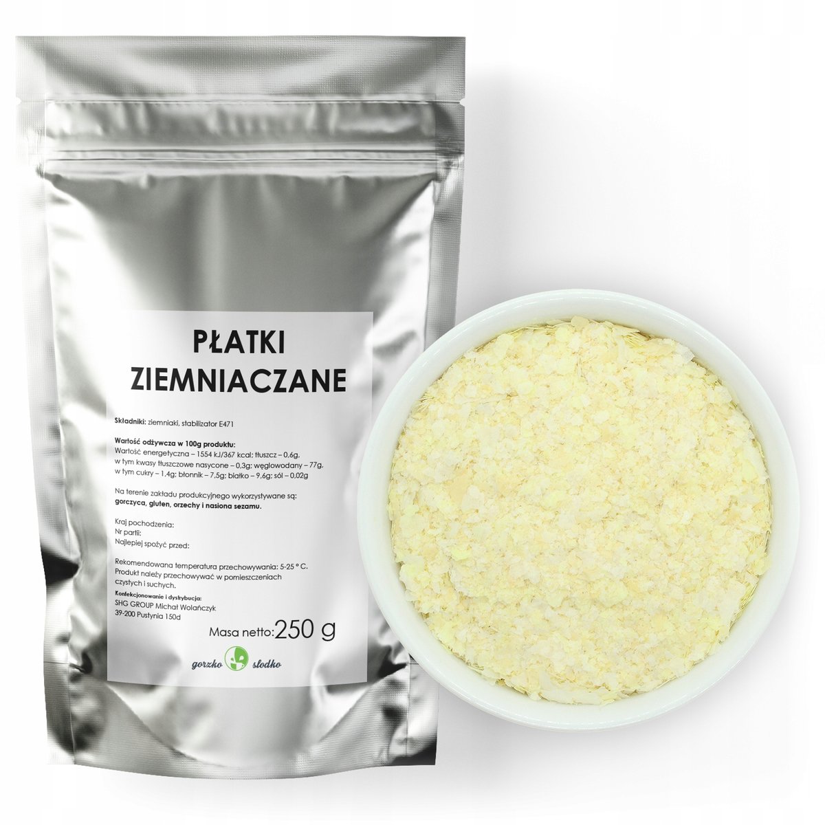 Płatki Ziemniaczane Puree Ziemniaczane 250G