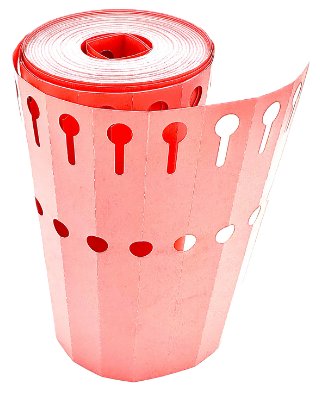 ETYKIETY PVC - 1,7 X 16 CM - 1000 SZT-różowy