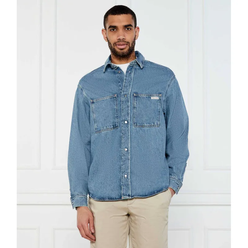 Calvin Klein Jeans Jeansowa koszula Relaxed fit