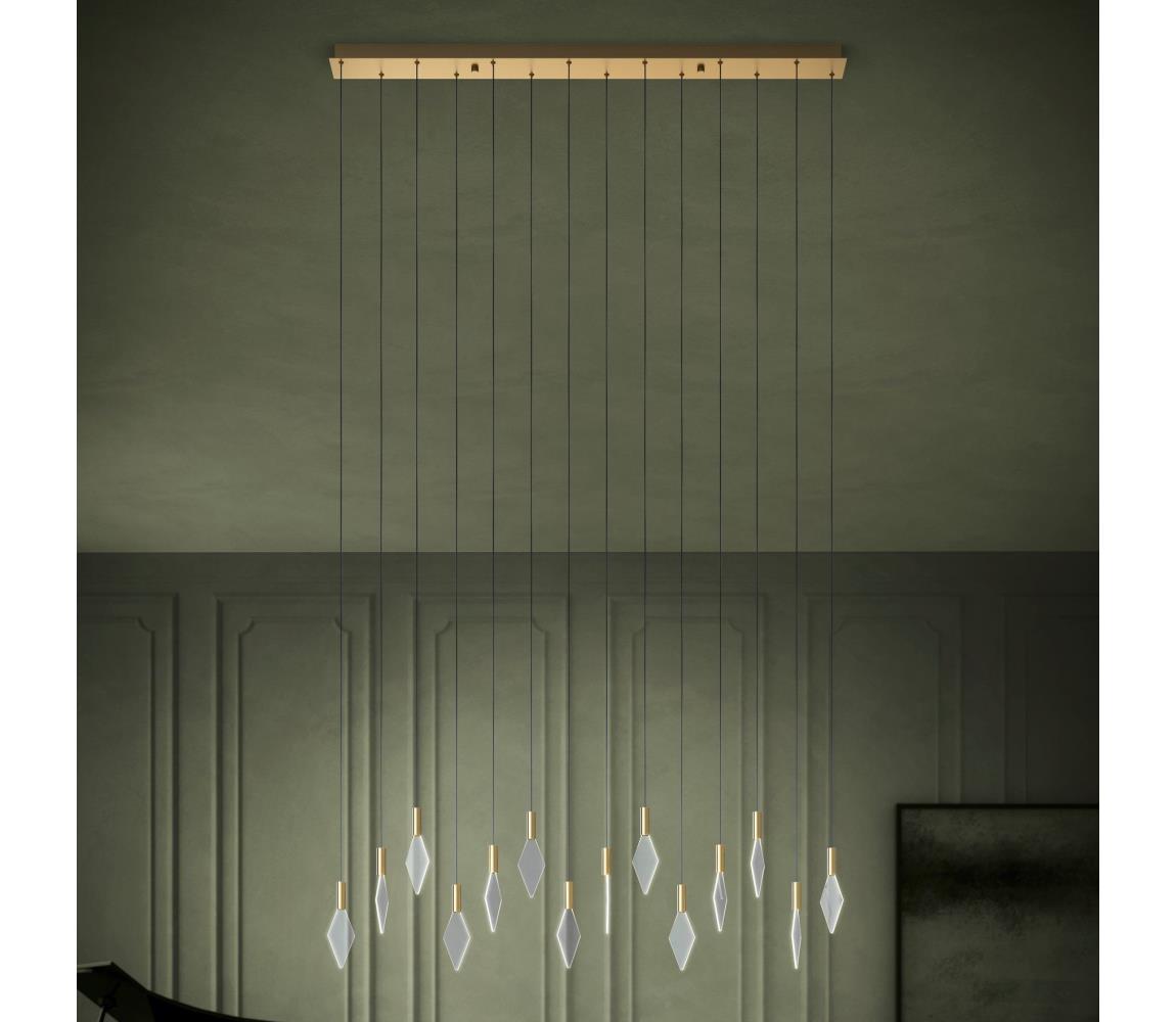 Eglo 390362 - LED Żyrandol ściemnialny na lince MIRADOR 14xLED/3,3W/230V złoty