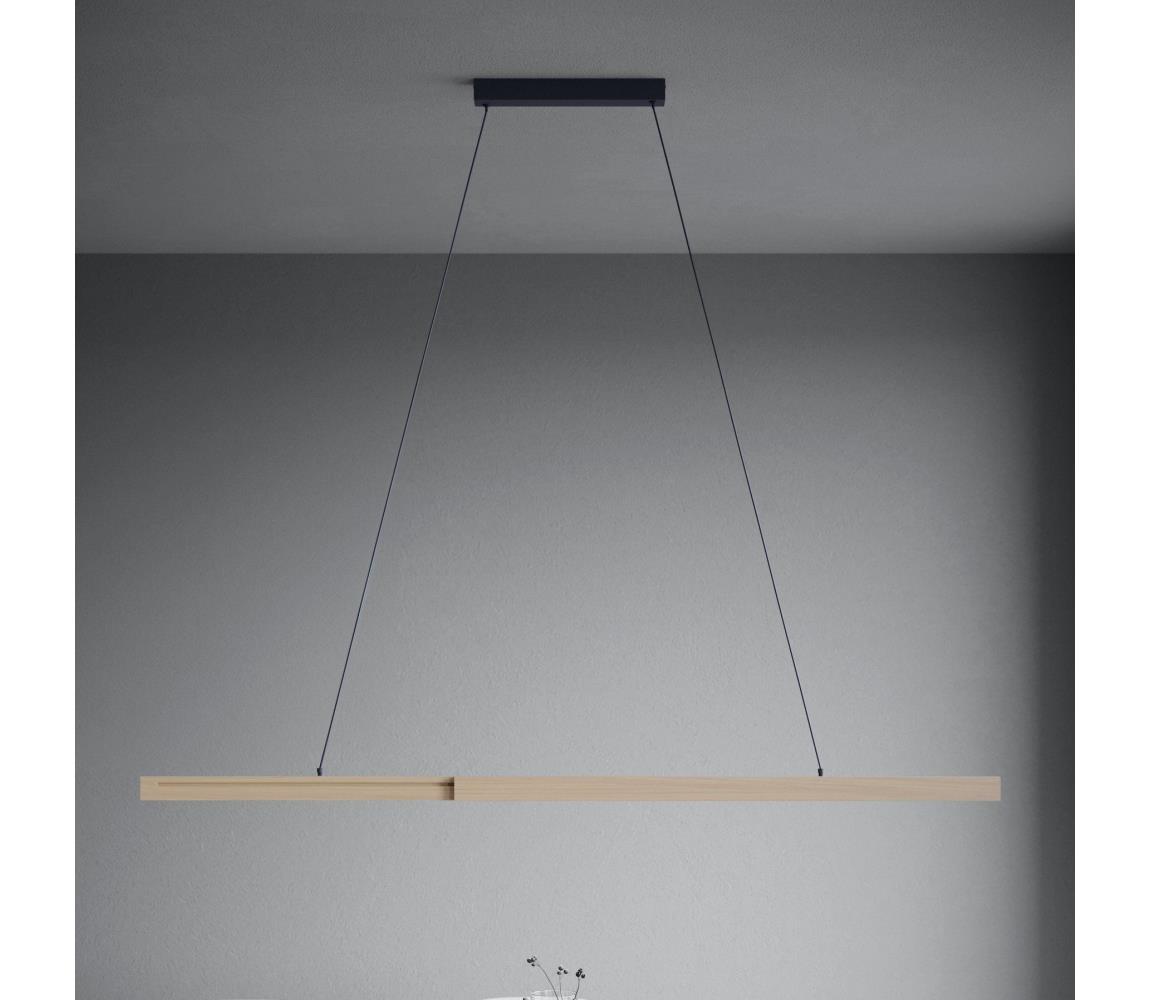 Eglo 390369 - LED Żyrandol ściemnialny na lince MONTEBUONO LED/21W/230V 3000K brązowy