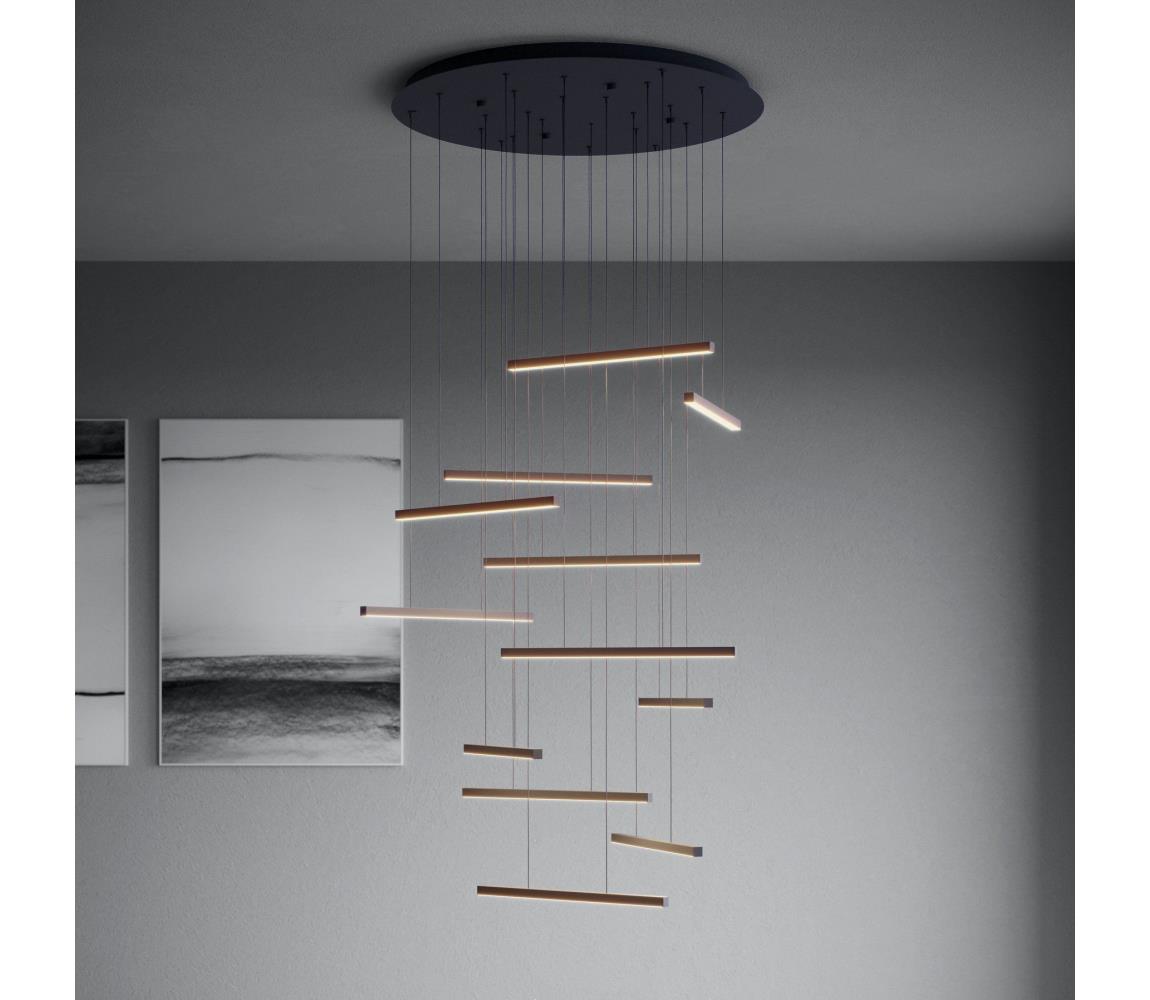 Eglo 390351 - LED Żyrandol ściemnialny na lince LINDOZA 12xLED/8,4W/230V 3000K