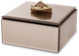 Szkatułka kasetka na biżuterię szklana glamour 8x12x12 169328