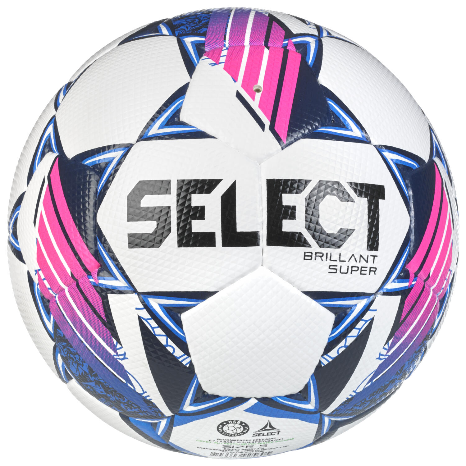 Piłka do piłki nożnej SELECT Brillant Super HS v24 white/blue rozmiar 5 WYSYŁKA W 24H 30 DNI NA ZWROT