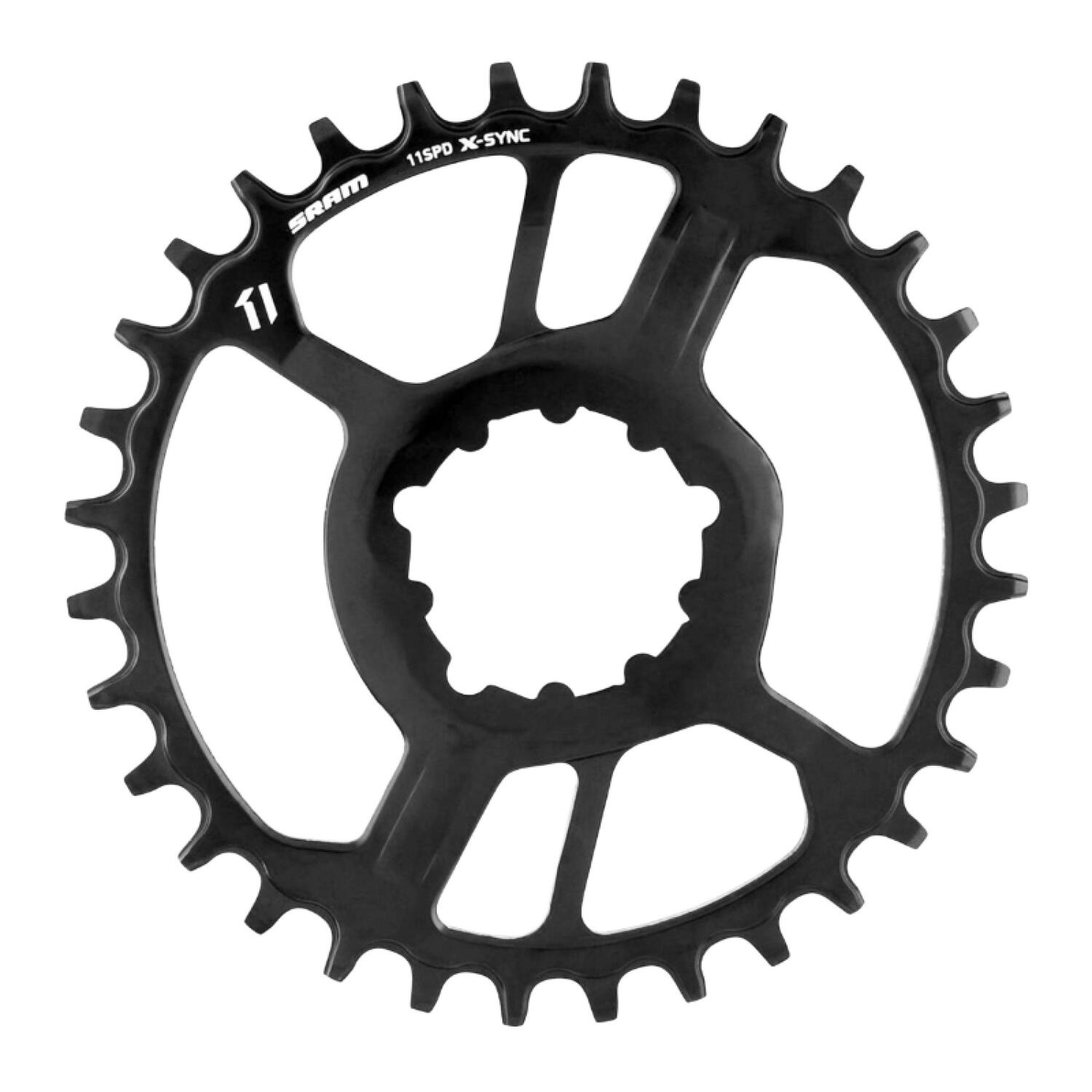 Sram Łańcuch 11.6218.027.030 blattx-Sync 11-rzędowa 32Z, czarna, nierdzewna, Direct Mount, 3 mm offs., czarna (1 sztuka) 11.6218.027.030