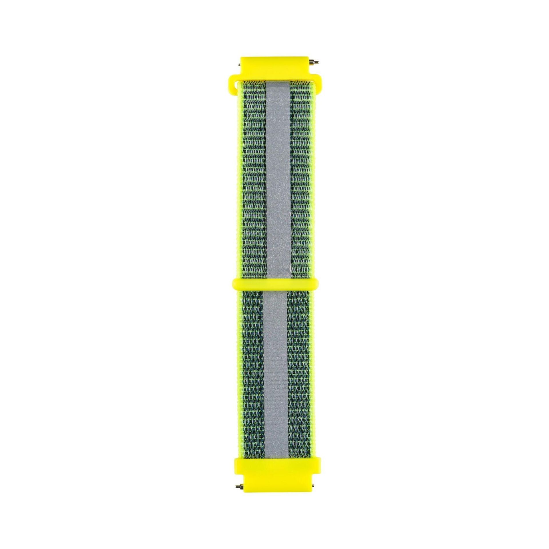 Garett zielony odblaskowy pasek nylonowy do smartwatcha Kids 20 mm 5904238486375