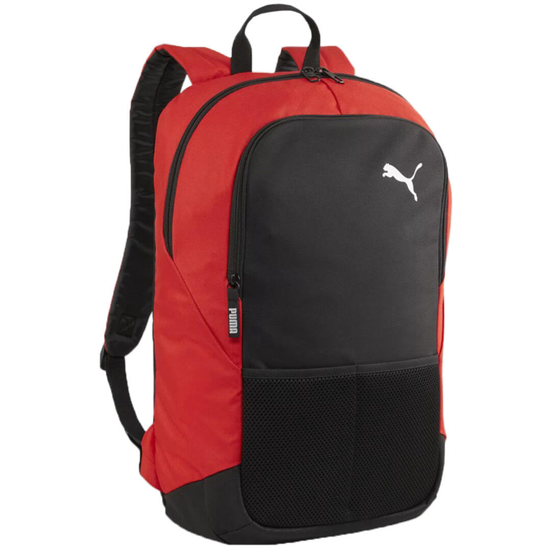 Puma, Plecak sportowy TeamGOAL Backpack (24L), 090239-03, Czerwono-Czarny