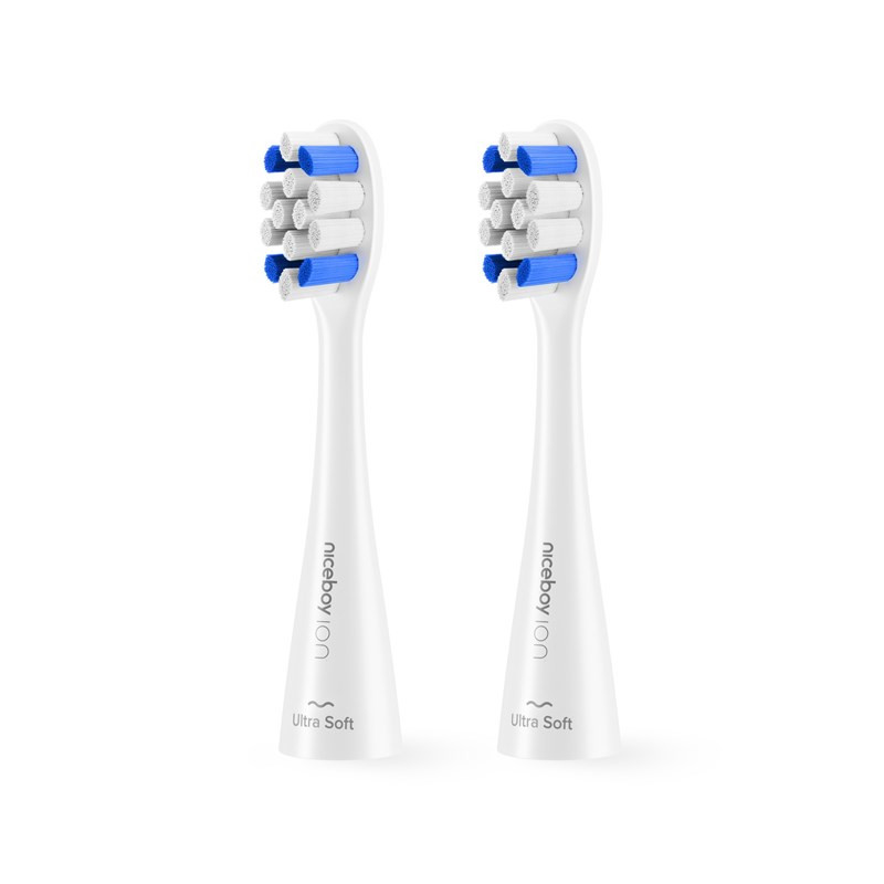 Głowice wymienne Niceboy Kids Ultrasoft white (2 ks