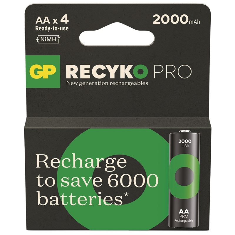 Bateria Ładowanie GP ReCyko Pro AA (HR6, 4 ks